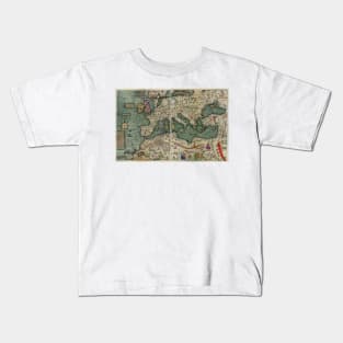 Catalan Atlas, 14th century (C010/9769) Kids T-Shirt